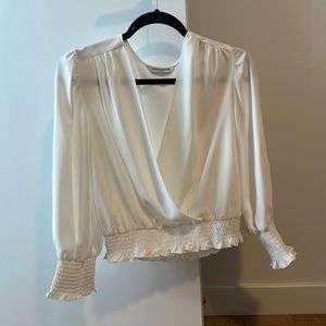 Amanda Uprichard White Blouse